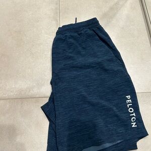 lululemon athletica Men's Dark Navy Athletic Shorts with Peloton Logo